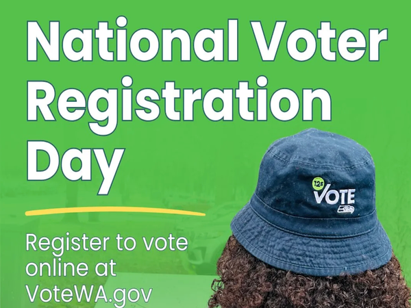 National Veter Registration Day: Register to vote online at VoteWA.gov
